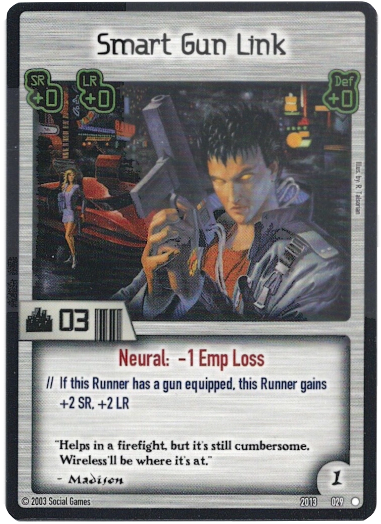 Smart Gun Link Cyberpunk CCG Wiki Fandom