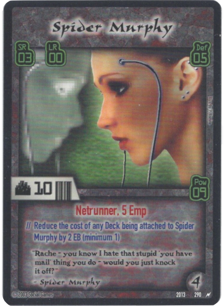 Spider Murphy Cyberpunk CCG Wiki Fandom