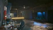 View into Judy's apartment in-game