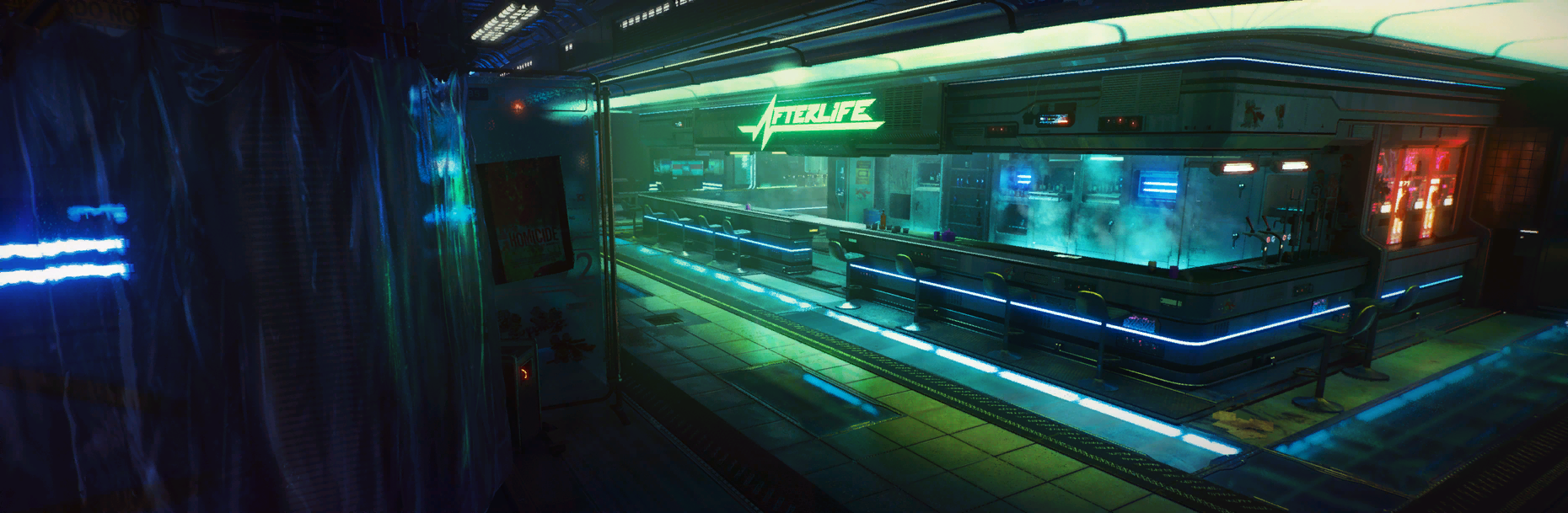 Cyberpunk 2077 Afterlife Bar. Afterlife Cyberpunk 2077 вывеска. Cyberpunk 2077 кукольный домик. Кукольный домик Cyberpunk 2077 администратор.