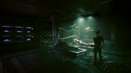 The basement morgue
