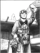 Lt. Arasaka at SW Pacific Base, late 1942