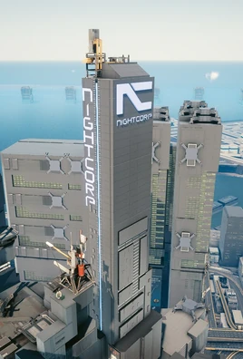 CP2077 Night Corp HQ Day