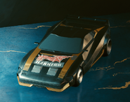 The car memorabilia in V's Penthouse (located on the desk on the second floor)