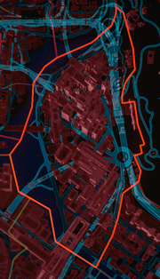 CP2077 Westbrook Japantown Map