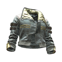 Denim biker jacket with thermoactive collar | Cyberpunk Wiki | Fandom