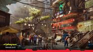 Concept art with the bar labelled as "Nighthawks"