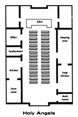 Holy Angels Church Map 2020NC