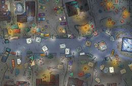 Woodchipper's Block Party Map REDBLCK