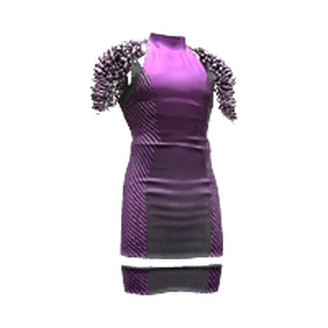 open lace back dress Airy Alpaca Easy Dress Purple / S / R122AS6450 main image 0