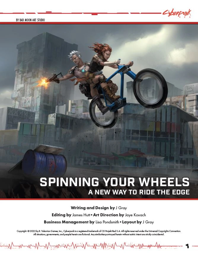 Spinning Your Wheels Cyberpunk Wiki Fandom