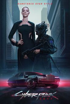 CP2077 Neomilitarism Poster