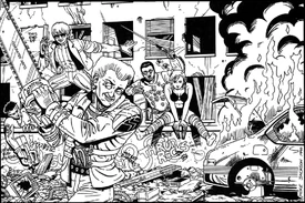 Strefa walki w Night City.