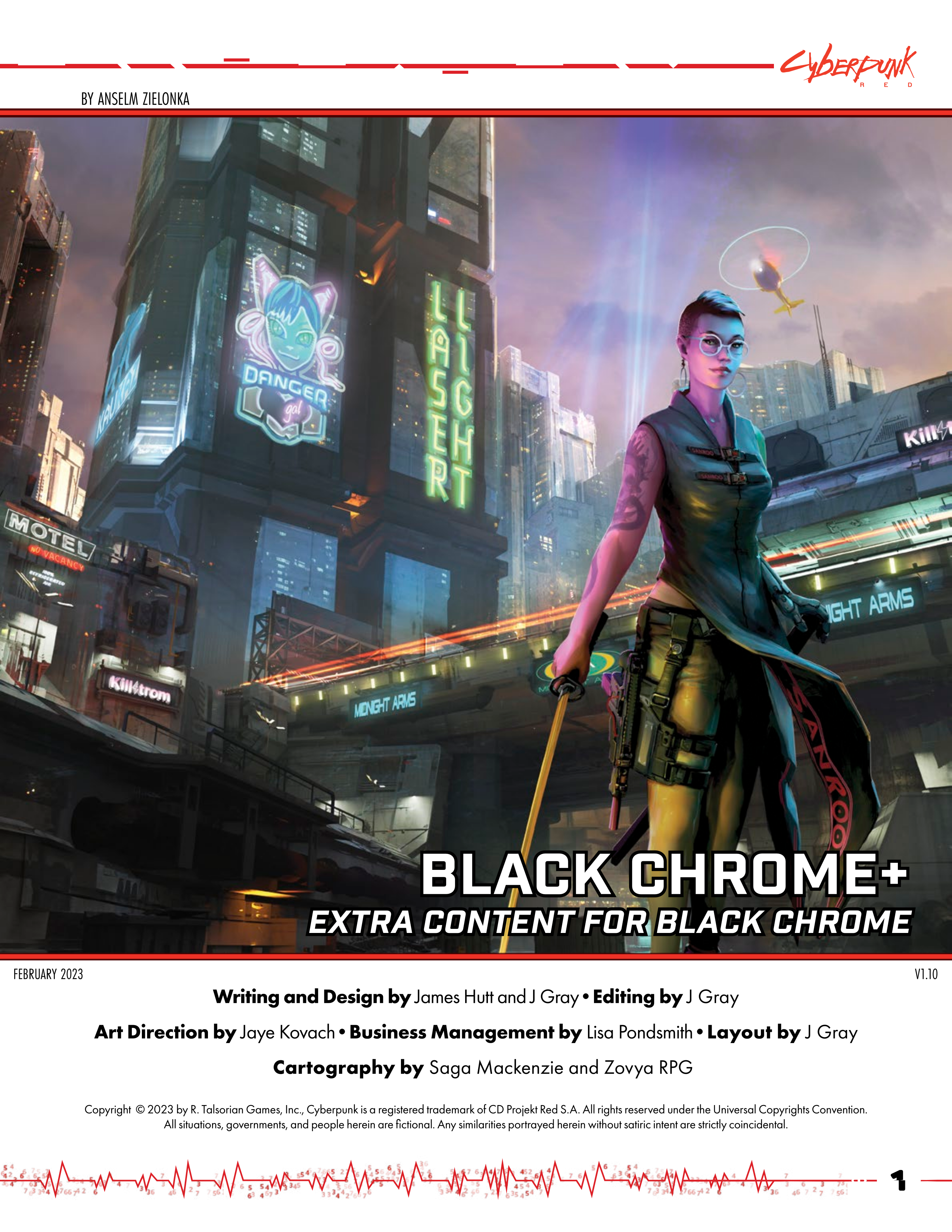 Cyberpunk RED' Launches Two New RPG Books - Black Chrome and