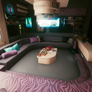 V S Apartment Cyberpunk Wiki Fandom Then all we need is an adventure game so we can click on all the hotspots in the room! v s apartment cyberpunk wiki fandom