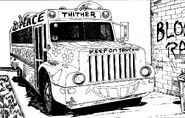 "Magic Bus" a retrofitted 1939 International Harvester Schoolbus
