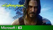 Cyberpunk 2077 Full Presentation With Keanu Reeves Microsoft Xbox E3 2019