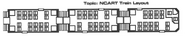 Layout of an NCART train in Night City Sourcebook