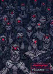 Plakat w Cyberpunk 2077