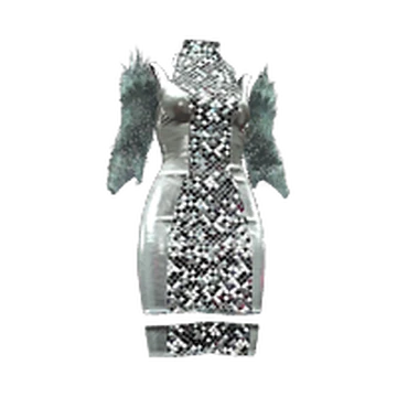 Off-white dress with gold inlay | Cyberpunk Wiki | Fandom