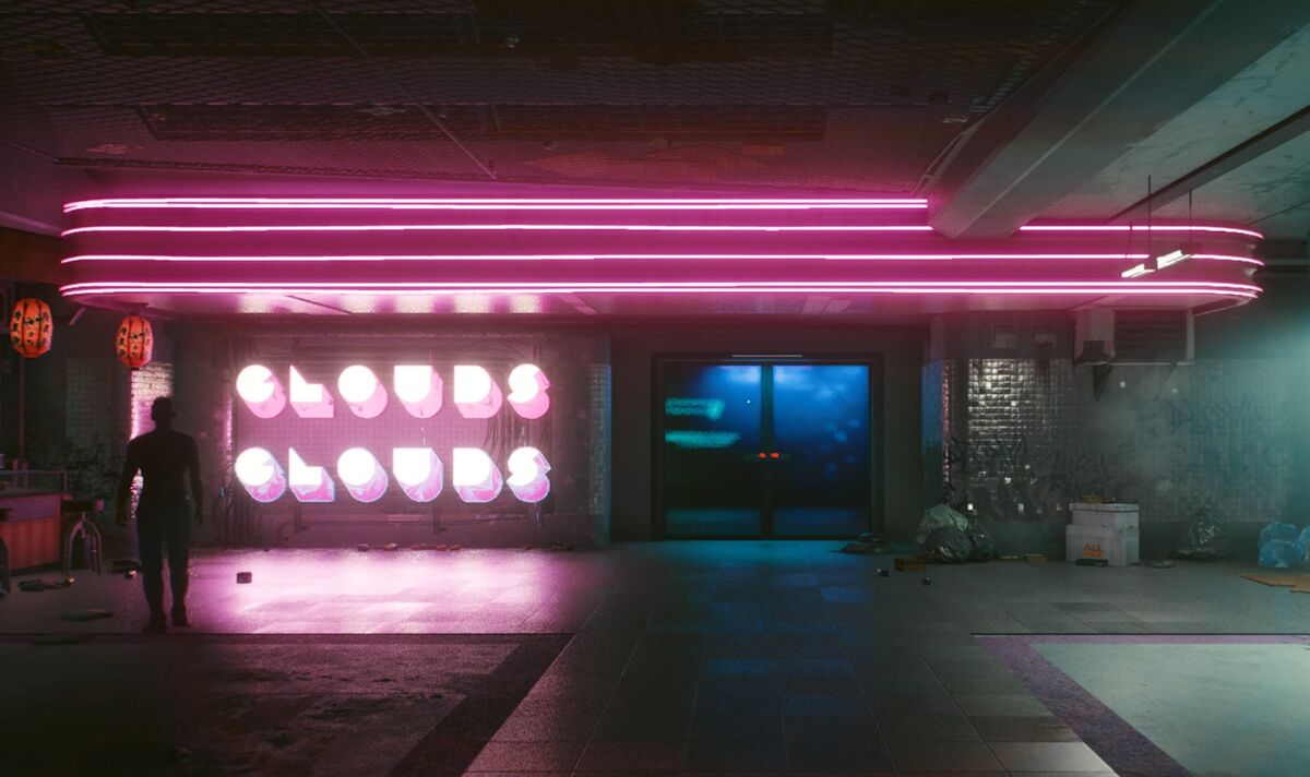 Стрип клуб киберпанк карта. Кукольный дом киберпанк. Киберпанк 2077 клуб облака. Клуб облака киберпанк. Клуб облака киберпанк.