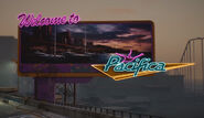 Pacifica Welcome Sign