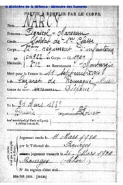 source: Mémoire des Hommes