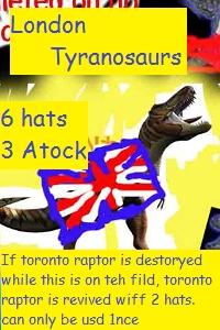 London Tyranosaurs | CYOGTCG Wiki | Fandom