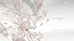 Cytus Title Screen (Alpha)