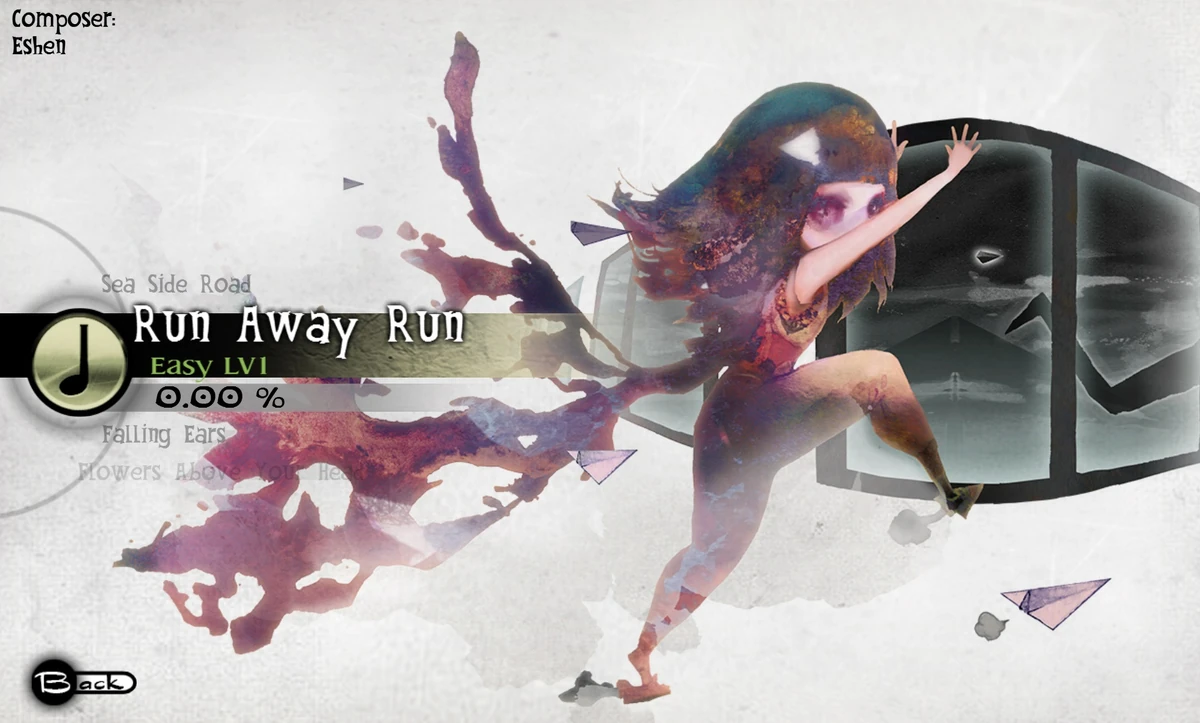 She runs away