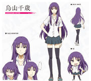 Chitose's character design