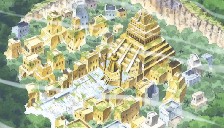Was Oda inspired by the mysterious cities of gold to make shandora ? : r/ OnePiece