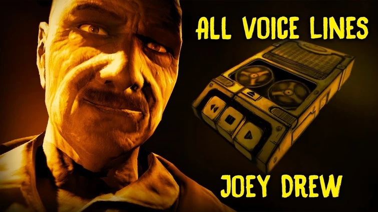 Joey Drew ALL VOICE LINES & AUDIO LOGS - Bendy and the Ink Machine (Joey Drew Dialogue)