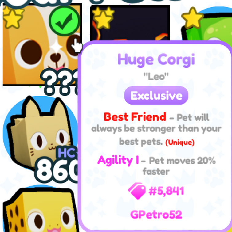 Corgi (Pet Simulator X), Pet Simulator Wiki, Fandom