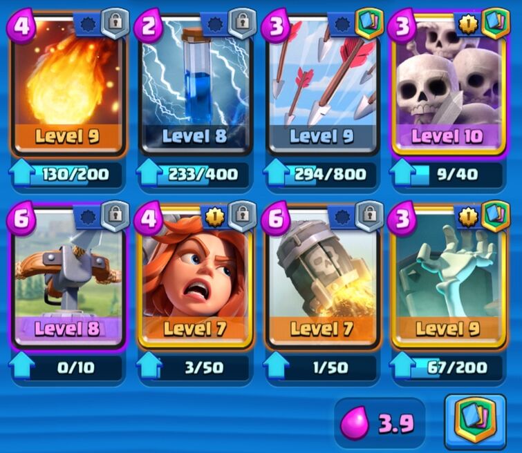 What are some good arena 6 decks to push to royal arena in Clash