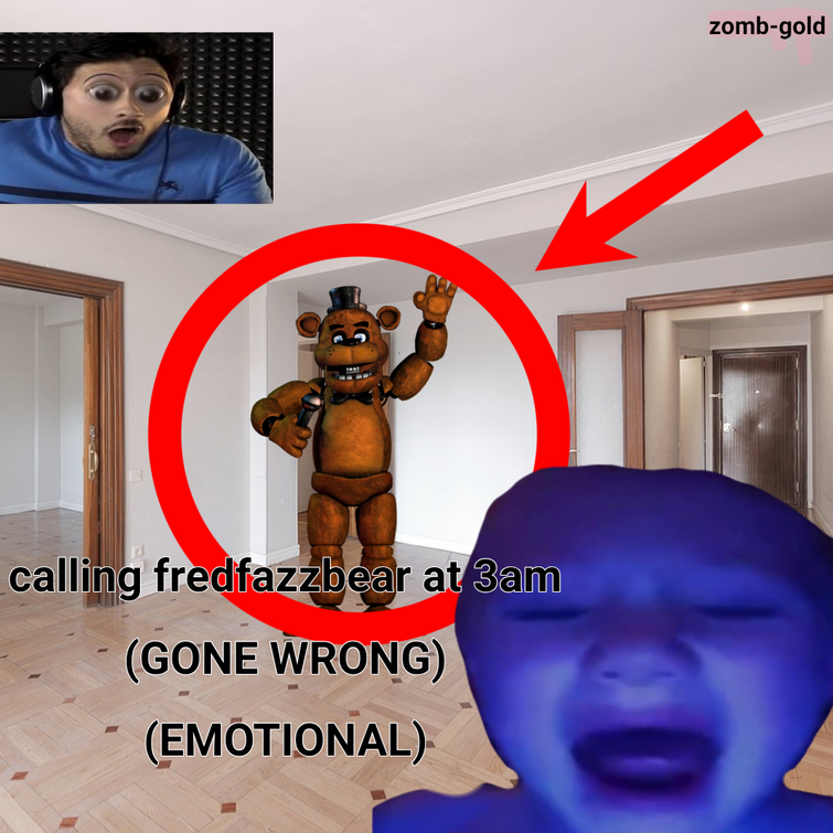 Calling Freddy Fazbear At 3am 😳😳😳 Not Clickbait Fandom 