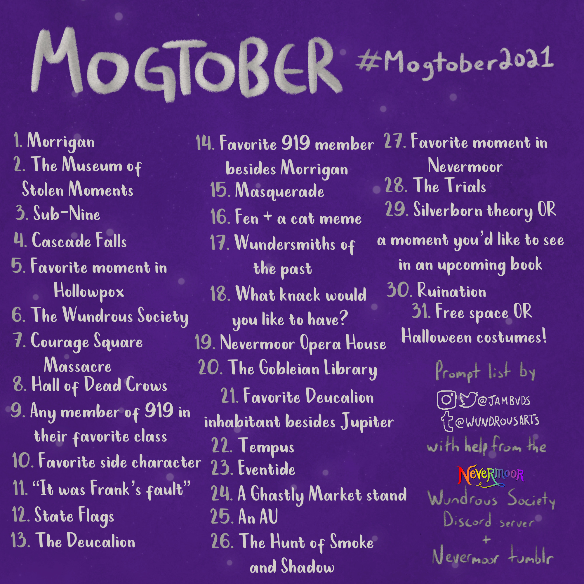 #Mogtober2021 (Info & Rules) | Fandom