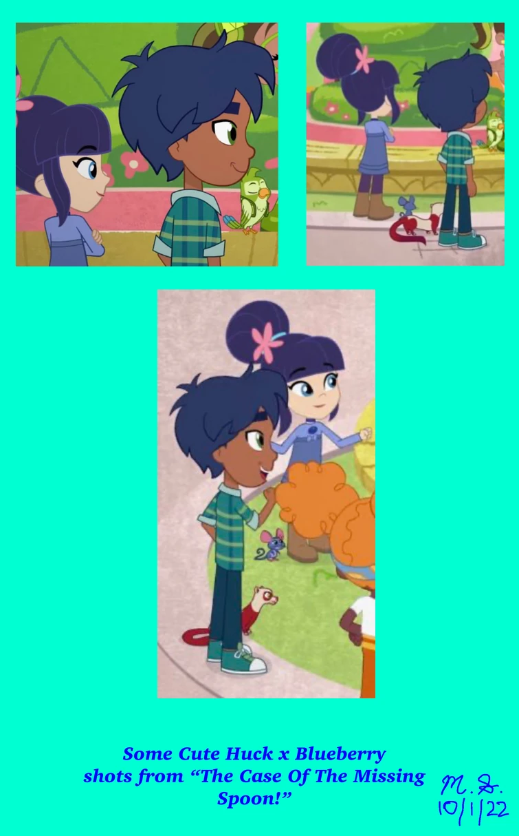 Very cute Huck x Blueberry moments from “Berry In The Big City’s The