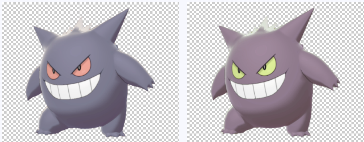 Shiny Gengar Mild - Shiny and Special Pokémon - Silver - Pokemon