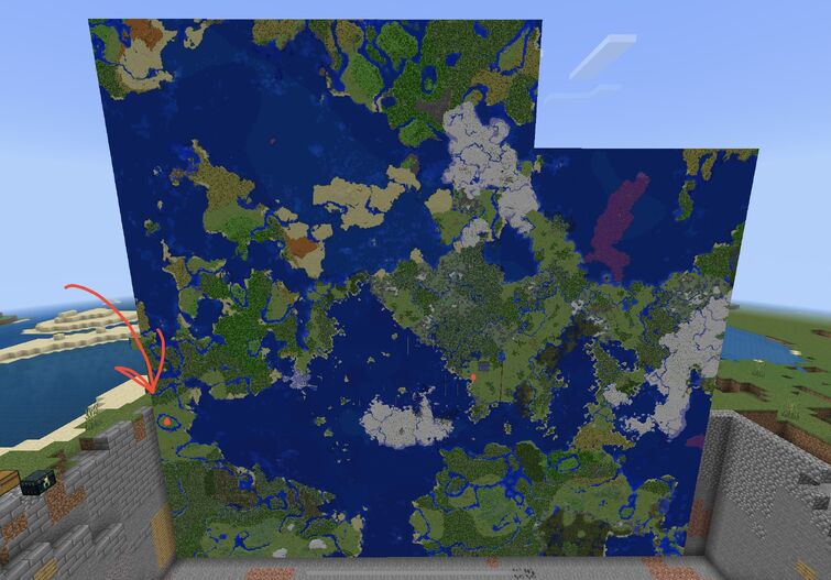 minecraft planet map