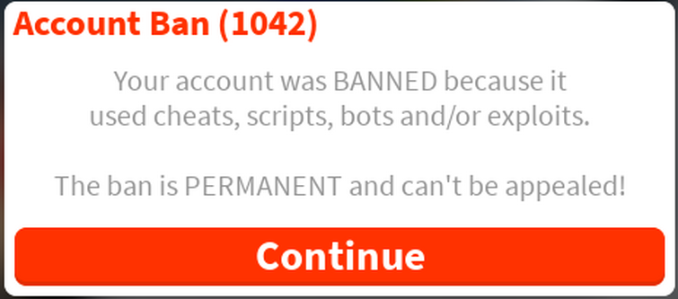 Banned for no reason