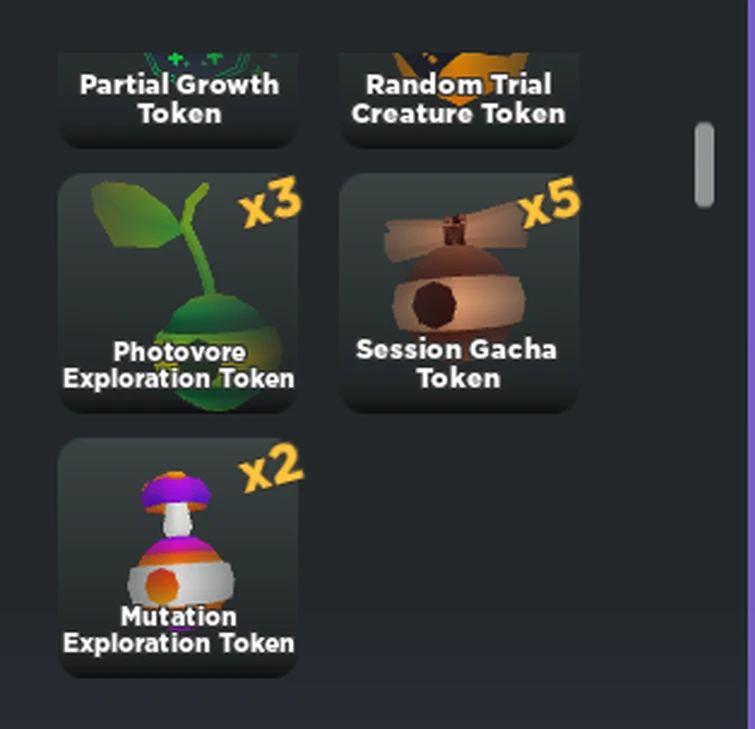 buying tokens rev, growth, glimmer Fandom