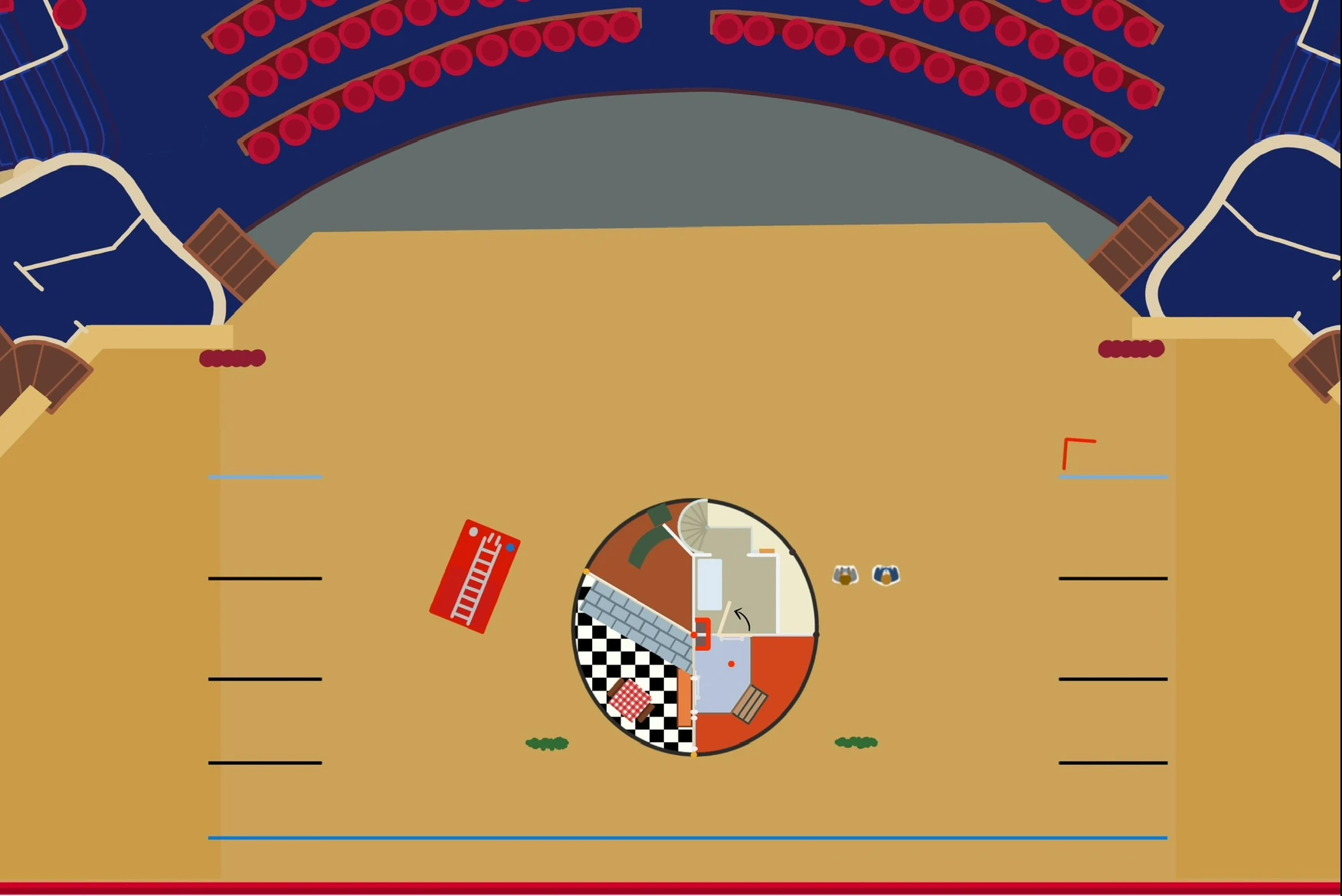 How was the stage layout? | Fandom