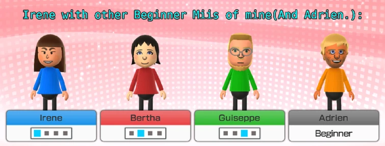 CRK's Custom CPU Miis 69#: Irene. | Fandom