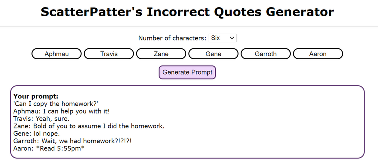 Iqg Incorrect Quote Generator Fandom
