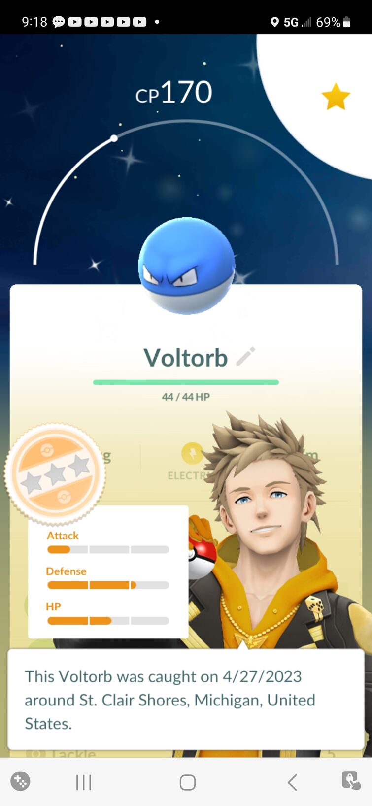 Pokemon GO - Shiny Voltorb (30 Day Friendship Available)