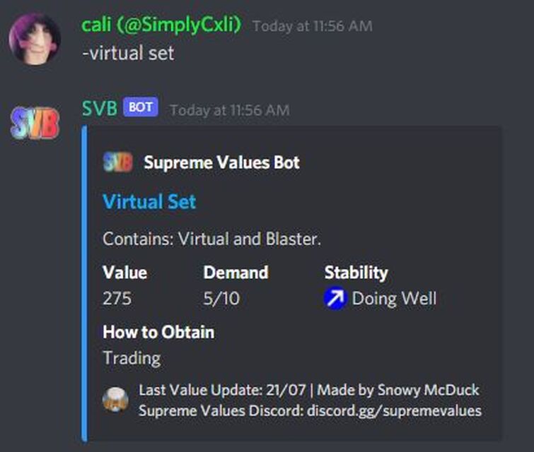Trading! I use Supreme Values!