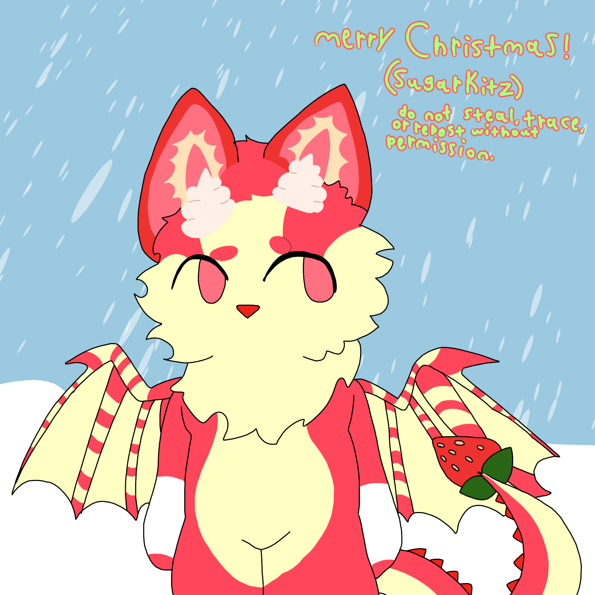 Strawberry Shortcake Bat Dragon fanart :DD | Fandom