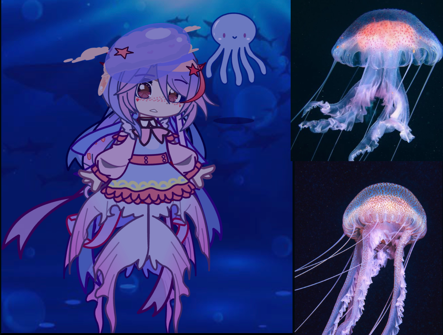 Jellyfish-inspired Gacha Club OCs - gachaclub post - Imgur
