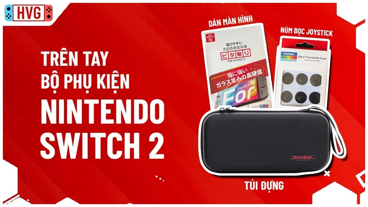 Trên tay bộ phụ kiện dành riêng cho NINTENDO SWITCH 2 | Máy chưa có mà phụ kiện đã có :)))